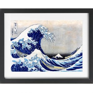 The Great Wave Off Kanagawa Hokusai Japanese Woodblock Art Print Picture