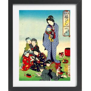 Japanese Art Print by Yōshū Hashimoto Chikanobu 3a