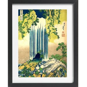 Japanese Print Hiroshige Yoro Waterfall in Mino Province