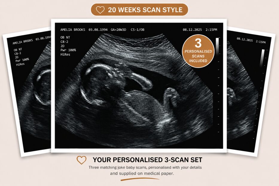 20 Weeks joke baby scan style