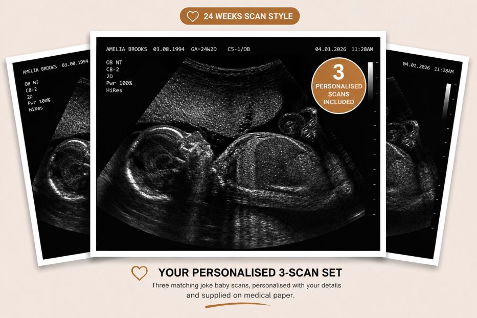 24 Weeks joke baby scan style